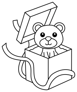 Adorable Bear in a Gift Box with a Bow π»ππ