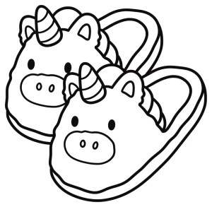 Cozy Unicorn Slippers with Magical Tails 🦄🧦