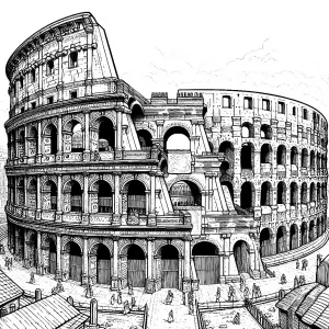 Ancient Roman Colosseum 🏟️🏛️