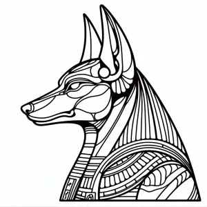 Anubis Canine Head Ancient Egyptian God 👼🐾
