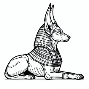 Anubis Statue God of funerary rites, protector of souls 👼🏛️