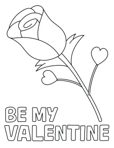 Be My Valentine - Rose with Heart-Shaped Leaves ๐นโค๏ธ๐