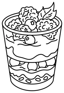 Berries with Cream in a Cup ππ°π§