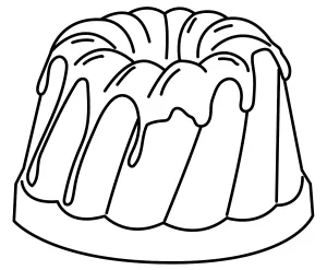 Bundt Cake with Pink Frosting Drizzle 🍰🧁
