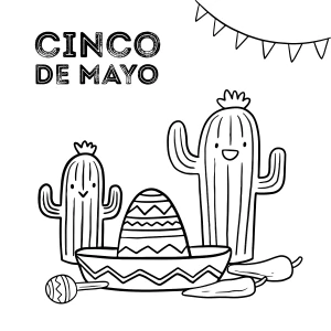 Celebrate Cinco de Mayo with Cacti and Traditional Symbols π΅ππ²π½