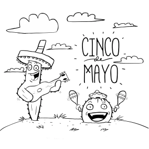 Celebrating Cacti with Mariachi Instruments for Cinco de Mayo 🌵🎶🇲🇽