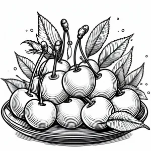 Cherries on a Plate 🍒🍽️