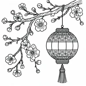 Chinese Lantern Decoration for Chinese New Year Hanging on Tree 🏮🌳