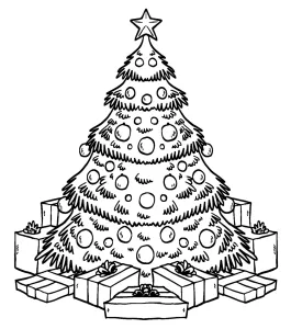 Christmas Tree with Gifts Underneath 🎄🎁✨🌟