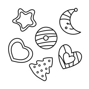 Christmas Holiday Cookies 🎄🌜⭐❤️