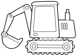 Construction Machine Excavator with Moving Parts 🚜🏗️👷