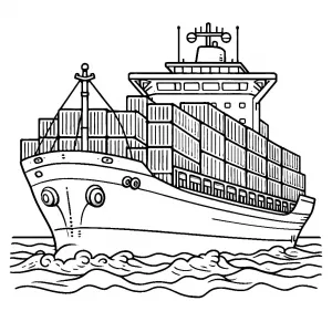 Container Ship 🚢🌊🚚