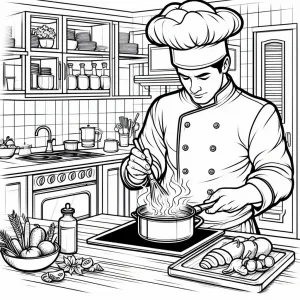a chef who cooks 👩‍🍳🥘