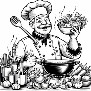 a chef who cooks π©βπ³π₯