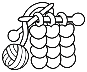 Cozy Knitting Needles and Rainbow Yarn π§Άβ¨π