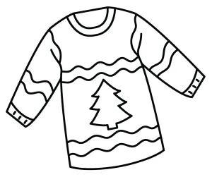 Cozy Sweater with Christmas Tree 🧥🎄❄️