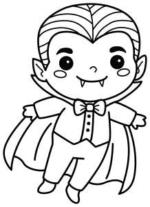 Cute Boy Vampire Halloween Costume with Red Cape 🧛‍♂️🎃🦇