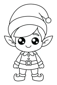 Cute Little Santa Helper Elf  🎄🧝🎅