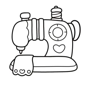 Cute Sewing Machine 🧵✂️✨
