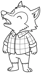 Adorable Werewolf Howling at the Moon on Halloween Night πΊππ