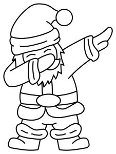 Dabbing Santa Claus 🎅✨❄️