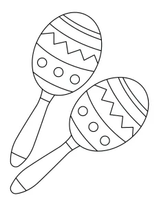 Decorated Maracas Cinco de Mayo 🌟🎶🎉