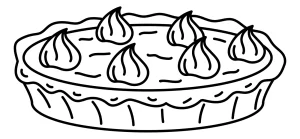 Delicious Pie with Whipped Cream Topping 🥧🍓🧁