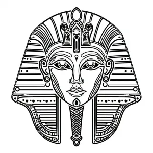 Ancient Egyptian Mask of Tutanchamon