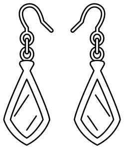 Elegant Dangle Earrings with Gemstone 💎✨💍