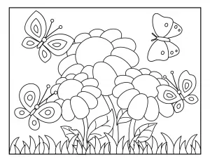 Flowers with Butterflies 🌸🦋🌼