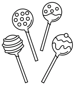 Fun Sweet Lollipop Collection on Colorful Sticks for Kids and Parties 🍭🍬🌈🎉