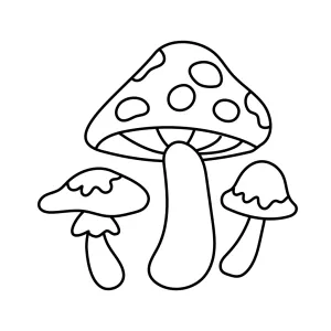 Cute Mushrooms 🍄🌲✨