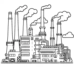 Natural Gas Power Plant 🏭💨 🔥🌍