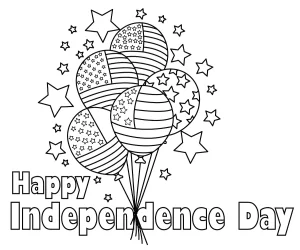 Happy Independence Day Balloons ππΊπΈβ¨π