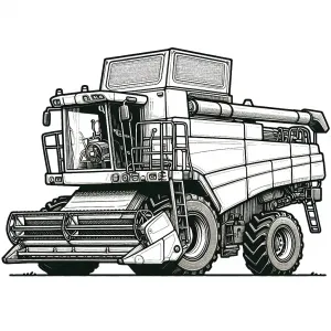 Harvester Truck with Grain 🚛🌾