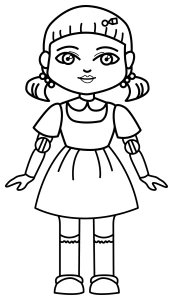 Korean Doll from Squid Game 🎭🎬👧