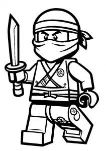 Lego Ninja Go with Sword 🗡️