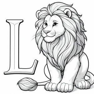 Lions with Letter L 🦁🔠