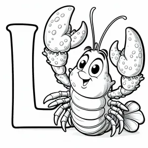 Lobster with Letter L 🦁🔠