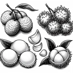 Lychees and Rambutan 🍽️