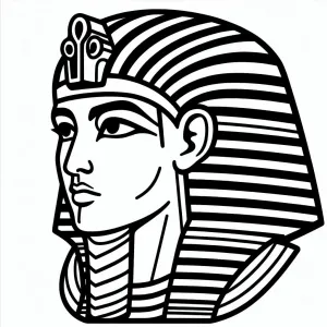 Ancient Egyptian Mask of Pharaoh Tutankhamun