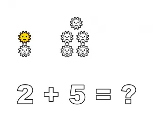 2 + 5 = ? ➕❓