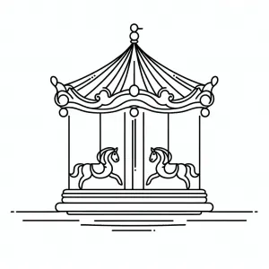 Merry-Go-Round Carousel 🎠