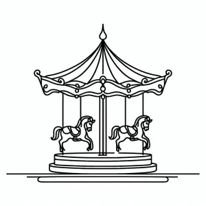 Merry-Go-Round Carousel 🎠