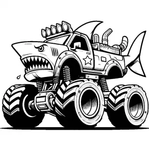 Monster Truck Shark Style 🦈🚚🌟
