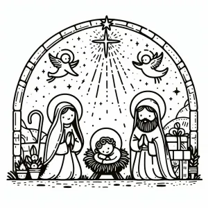 Nativity Scene Christmas 🌟