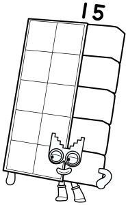 Numberblock 15: The Stealthy Step Squad Agent 🕵️‍♀️📐🔢