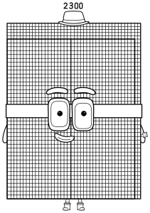 Numberblock 2300 with a Friendly Face and Pink Hat 🔢🎩