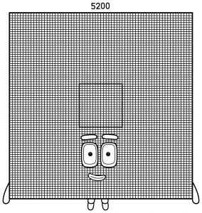 Numberblock 5200 Giant Block 🔟🧱✨