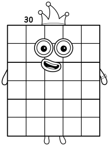 Numberblock Thirty: The Circus-Themed Numberblock with a Big Personality πͺπͺπͺ